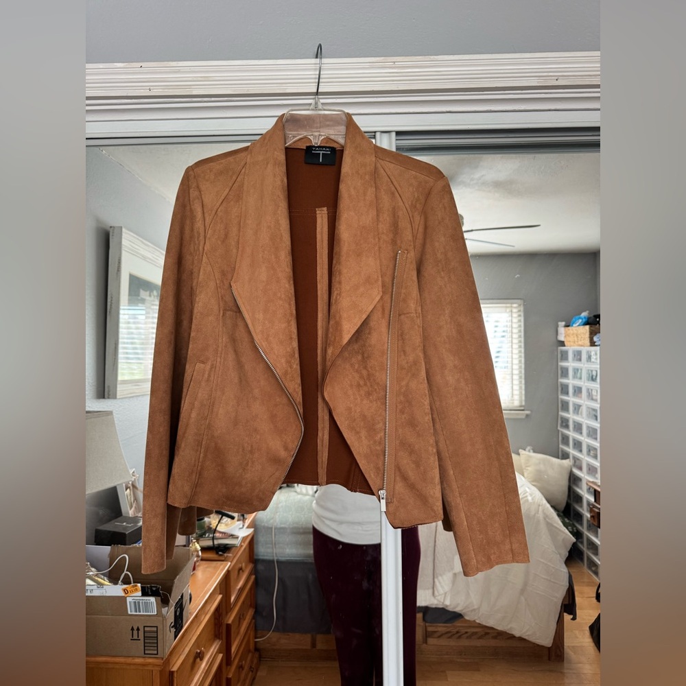 Tahari moto jacket